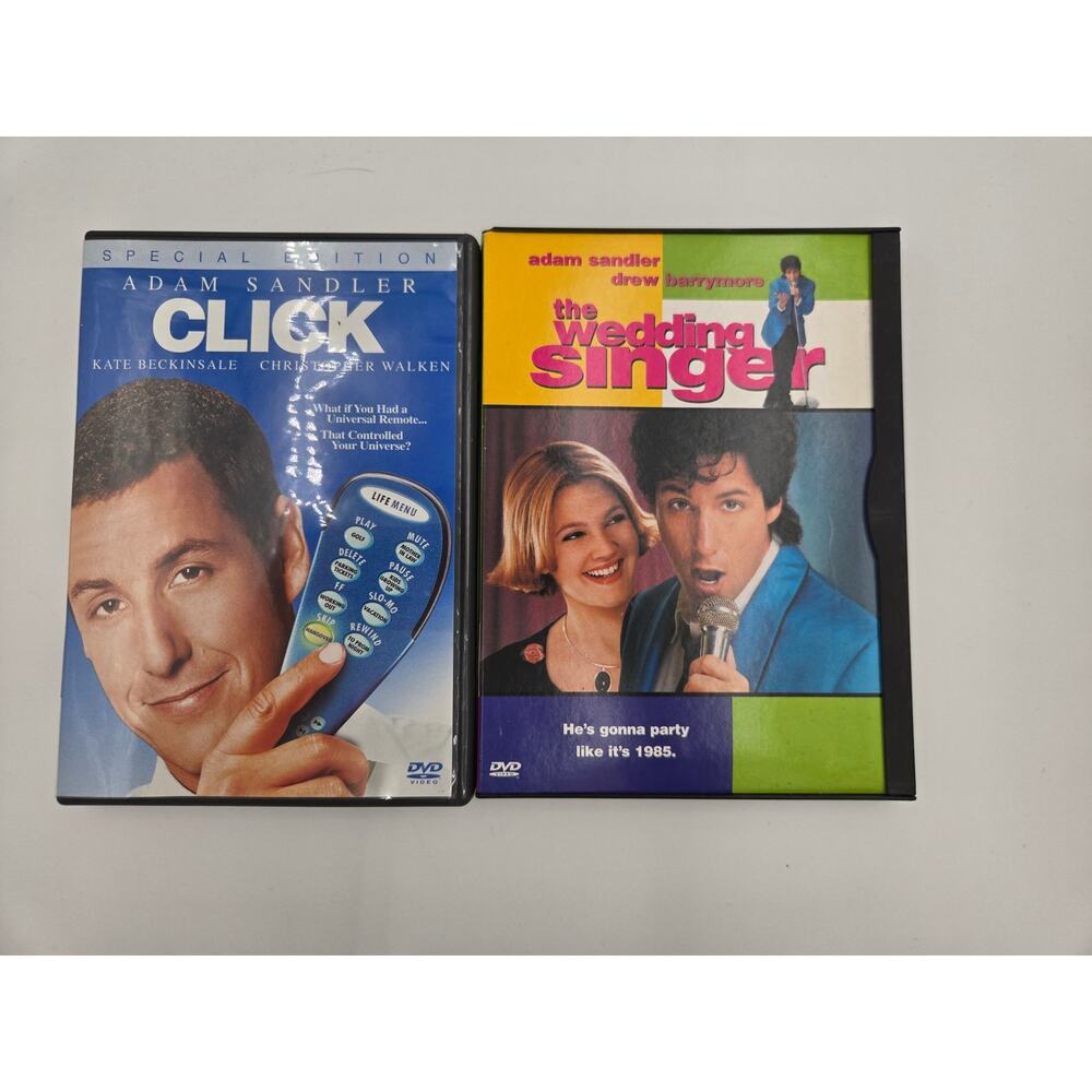 Click & The Wedding Singer DVD Bundle — Excellent Condition